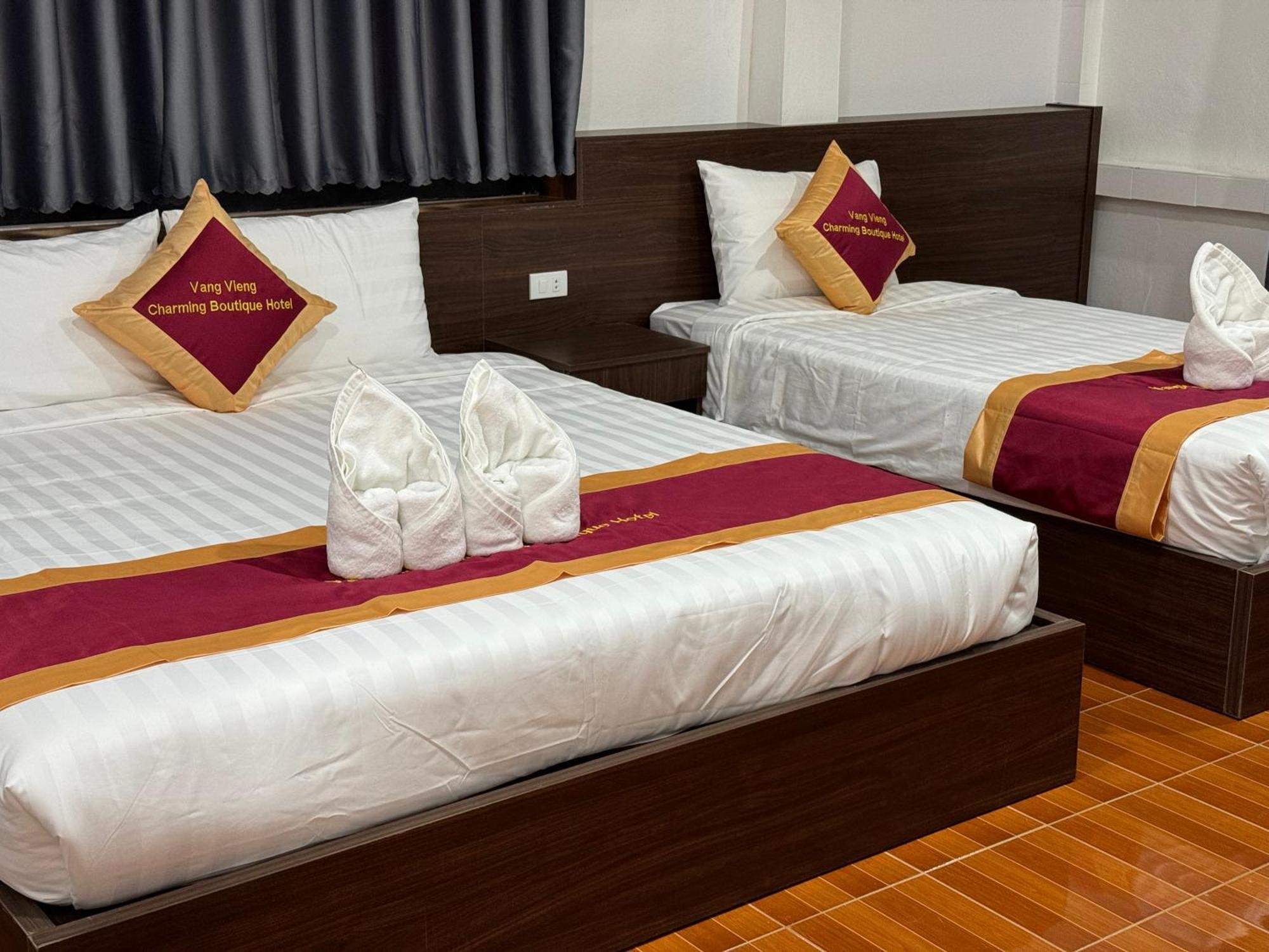 Vangvieng Charming Boutique Hotel Vang Vieng Bagian luar foto