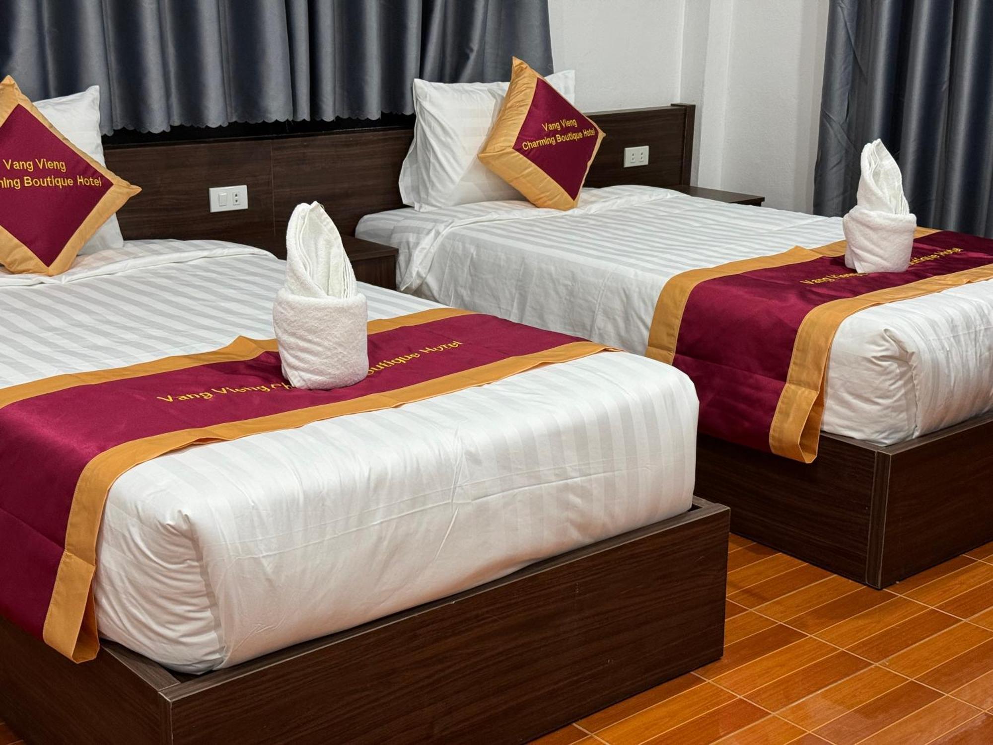 Vangvieng Charming Boutique Hotel Vang Vieng Bagian luar foto