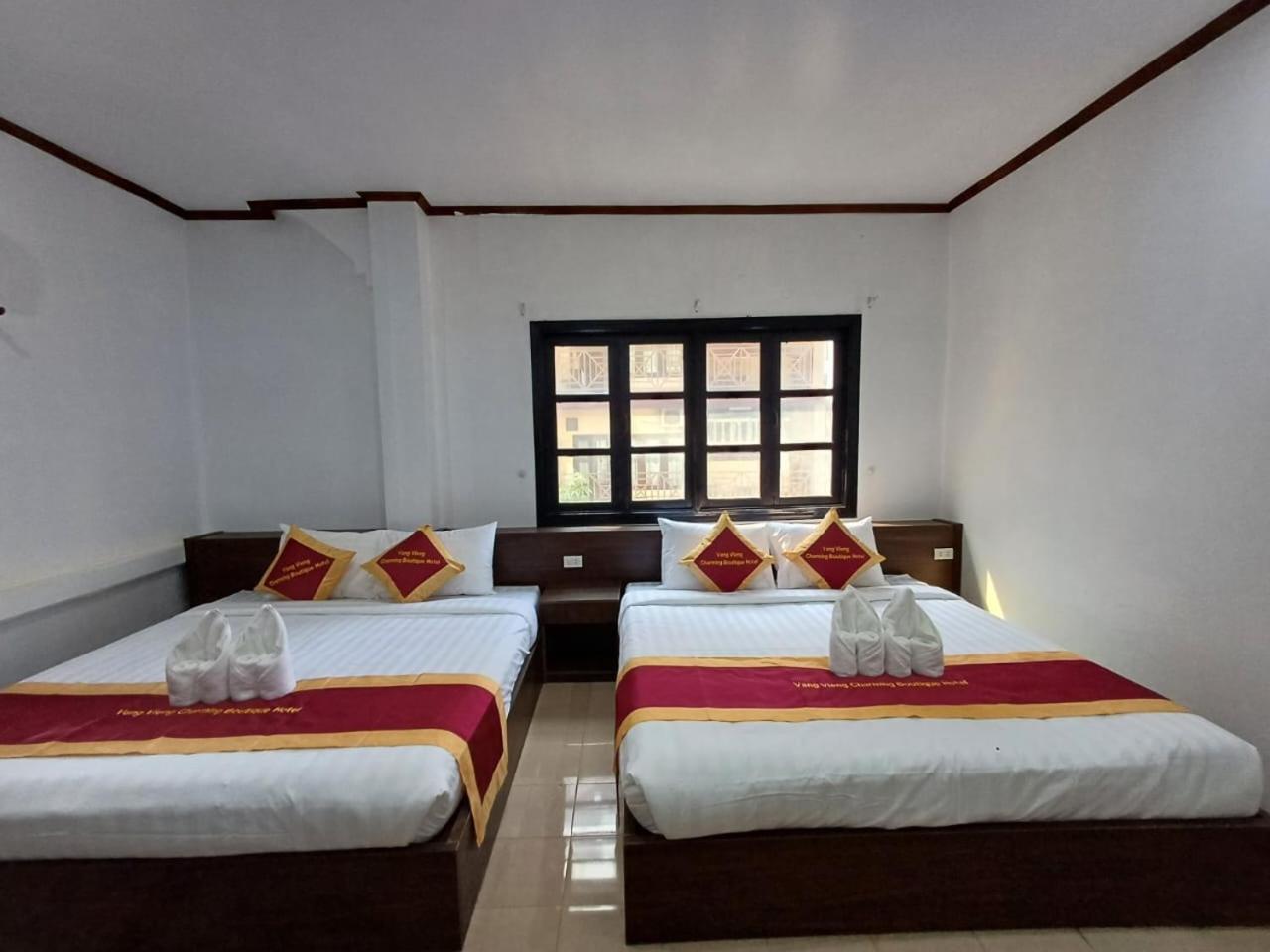 Vangvieng Charming Boutique Hotel Vang Vieng Bagian luar foto