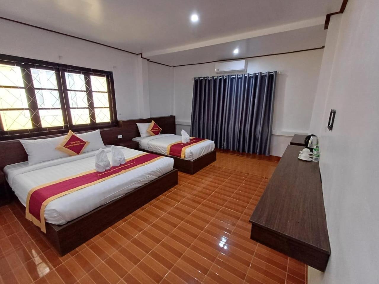 Vangvieng Charming Boutique Hotel Vang Vieng Bagian luar foto