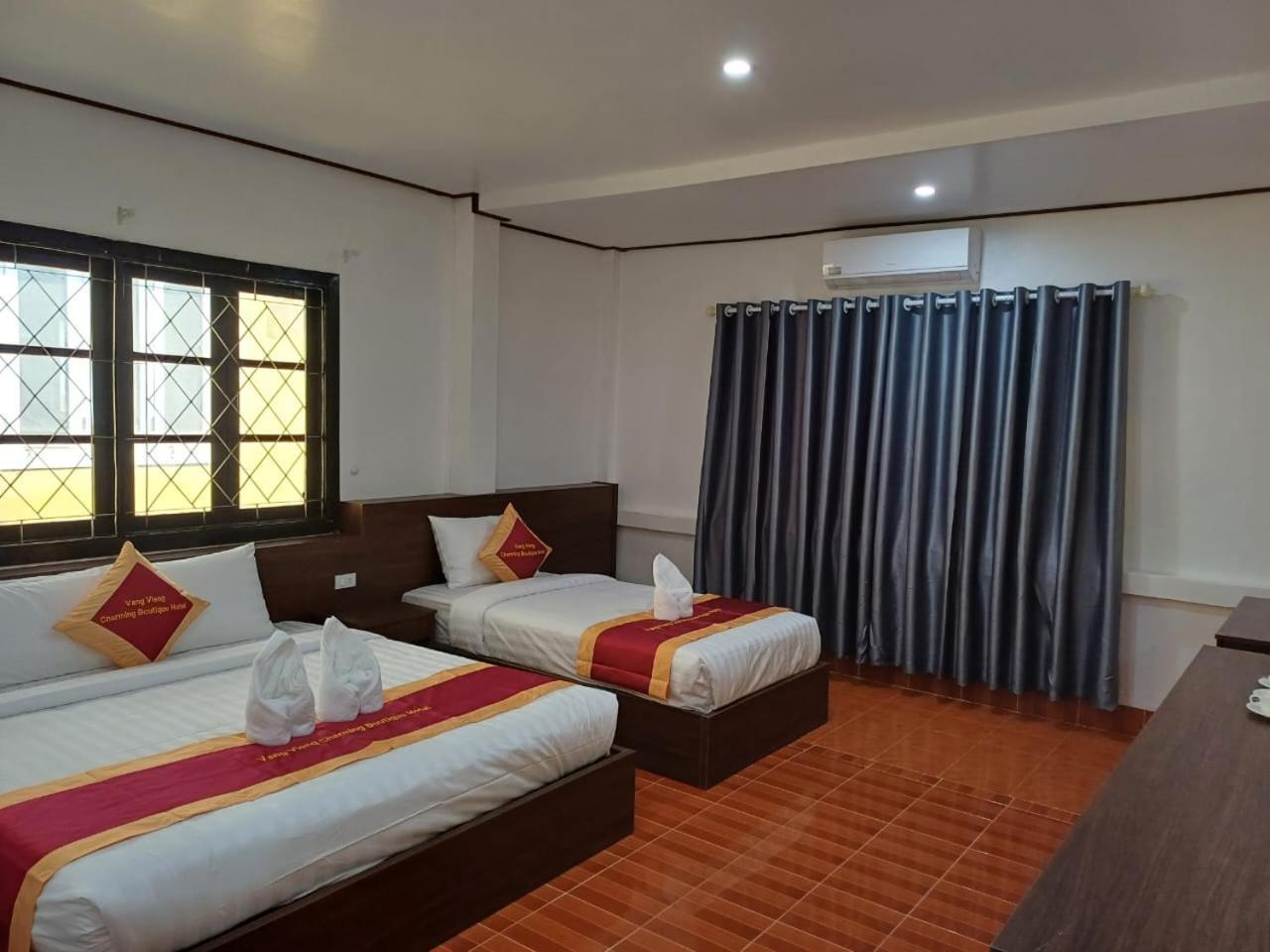 Vangvieng Charming Boutique Hotel Vang Vieng Bagian luar foto