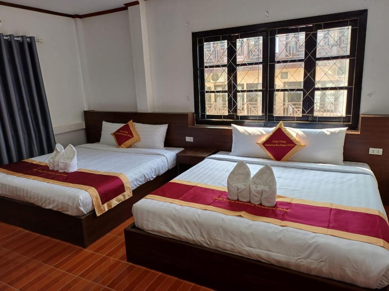 Vangvieng Charming Boutique Hotel Vang Vieng Bagian luar foto